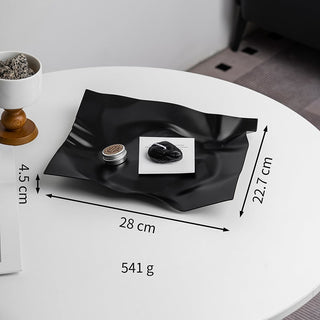 Square Monotone Accessory Tray  Small Item Tray