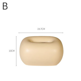 Ceramic plump simple tissue casein .