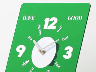 Clear Color Acrylic Square Clock  Table Clock