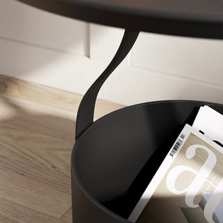 Iron Round Storage Side Table