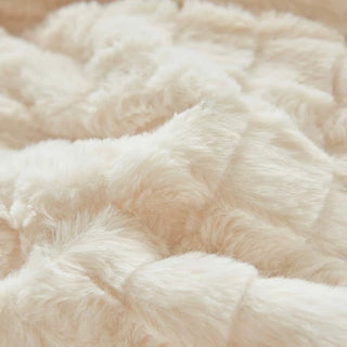 FauxFur Thick Milk Velvet Duvet Cover Set  Bed Cover Bedding Cover