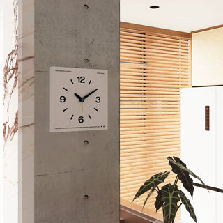 Square Frame Monotone Clock  Wall Clock