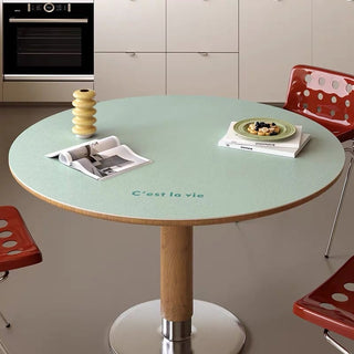 Simple Lettering Color Round Tablecloth Mat    60cm x 80cm