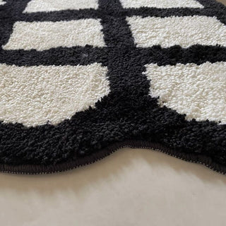 Checker Rug Mat  Absorbent Bath Mat 50 x 80