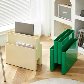 4 Pocket Magazine Rack  Storage Book Stand