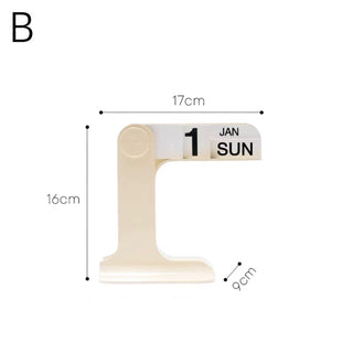 Monochrome Desk Perpetual Calendar