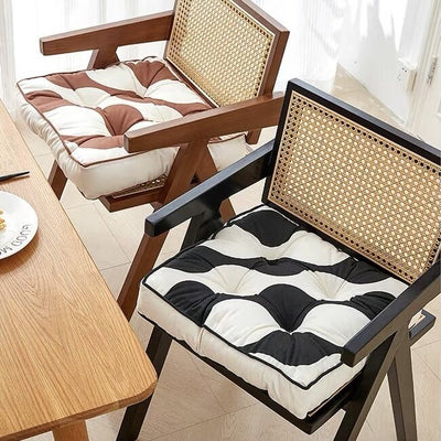 Geometric pattern Square Thick Chair Cushion