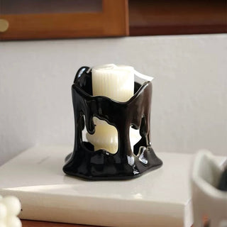 Melting Ceramic Brush Stand  Candle Holder Storage