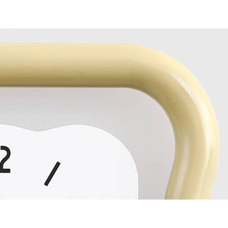 Square Wave Clear Clock  Wall Clock