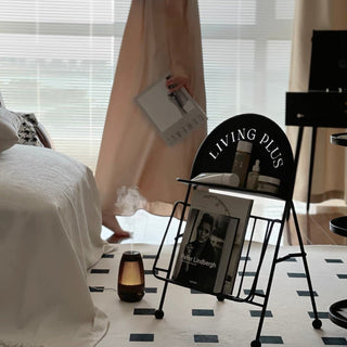 Arch Folding Lettering Magazine Rack  Storage