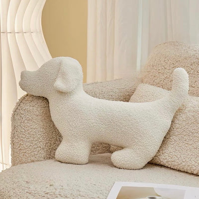 Fluffy Dog Cushion Body Pillow   50cm Dog Plush Toy