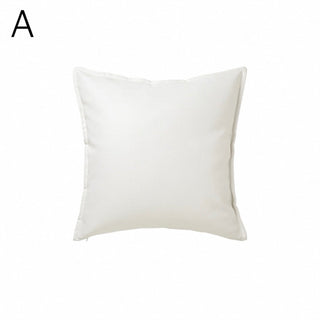 Rich Faux Leather Monotone Cushion Cover  45 x 45 cm