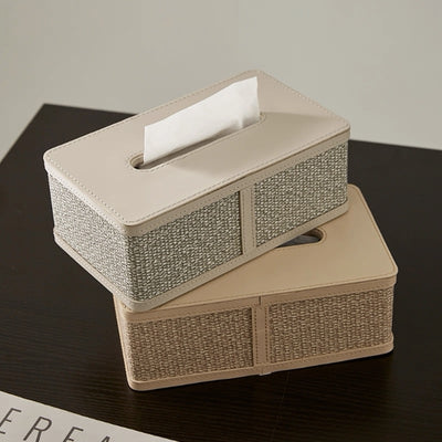 Modern Design Leather Tissue Case