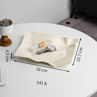 Square Monotone Accessory Tray  Small Item Tray