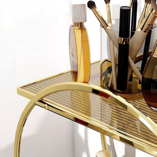 Round Frame Two-Tier Storage Rack   Perfume Storage
