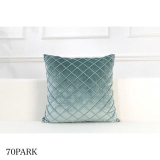Velour Diamond Pattern Cushion Cover