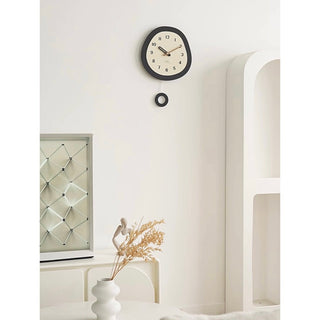 Monochrome Nuance Clock Pendulum Clock Wall Clock