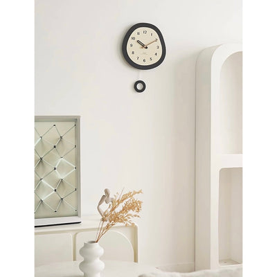 Monochrome Nuance Clock Pendulum Clock Wall Clock
