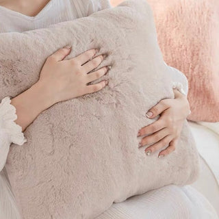 Fluffy Faux Fur Cushion Cover  45 x 45 cm