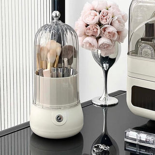 Covered Makeup Brush Stand Pen Holder Storage
