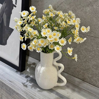 Wave Handle Flower Vase