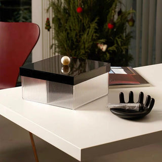 Pearl Square Storage Box with Lidin  Small Item Organizer
