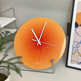 Gradient Clock with Stand  Wall Clock
