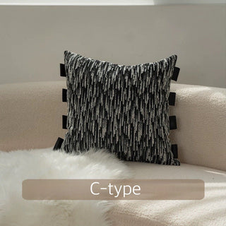 Beige Black Mix Cushion Cover  45 x 45 cm