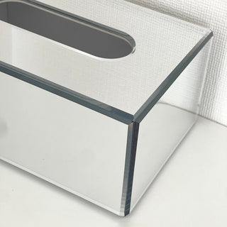 Mirror tissue case mirror silver paper box