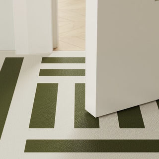Striped pattern water-repellent entrance mat 50 x 80 cm wipeable mat