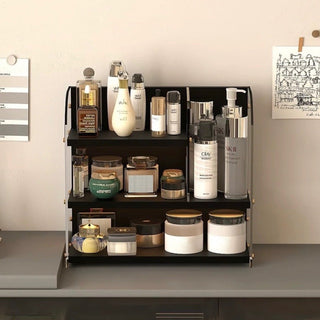 Acrylic Clear Three-Layer Cosmetic Storage Rack  Perfume Storage