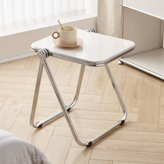 Folding Table Clear Side Table
