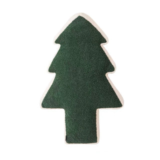 Christmas tree-shaped cushion