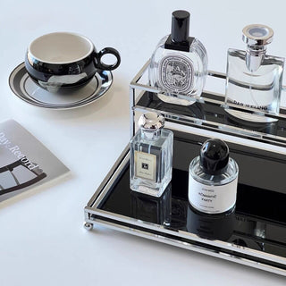 Silver Frame Wide Two-Tier Storage Rack