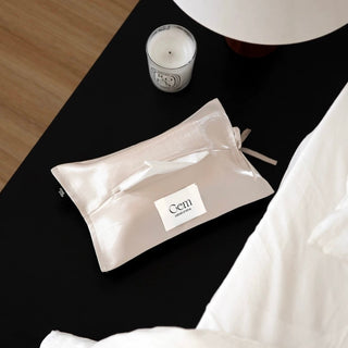 Silk Pearl Color Tissue Case   Hanging Cover