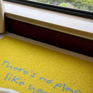 Simple Lettering Color Entrance Mat  50 x 75 cm Mud Removal
