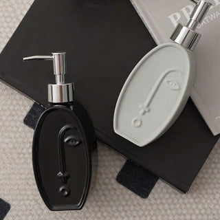 piece set Face Ceramic Dispenser