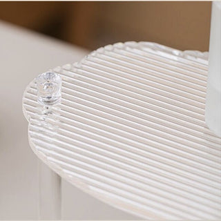 Acrylic Cloud-Shaped Two-Tier Rack  Cosmetic Storage Tray