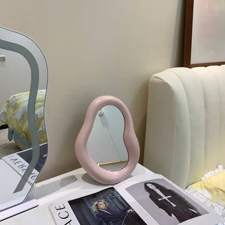 Plump and unique frame tabletop mirror    wall-mounted mirror