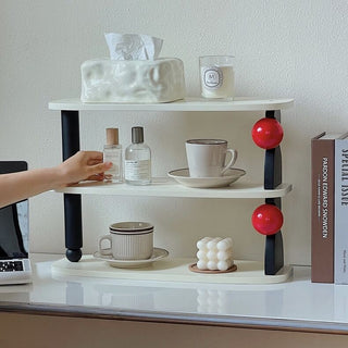 Red Ball Three-Tier Storage Display Rack