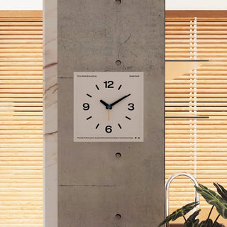 Square Frame Monotone Clock  Wall Clock