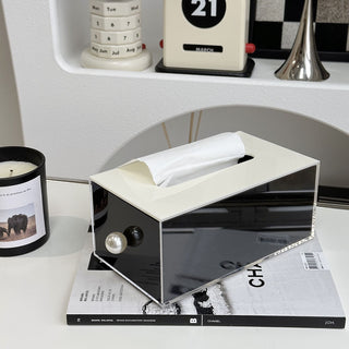 Pearl Monotone Drawer Tissue Case