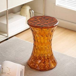 Clear Color Storage Side Table Stool  Chair