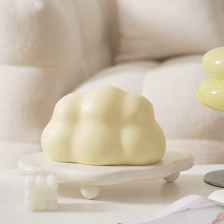 Cloud Ceramic Tissue Case  Cloud motif