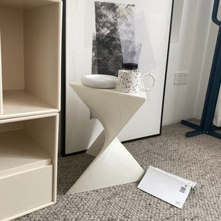 Acrylic Triangle Stool Side Table