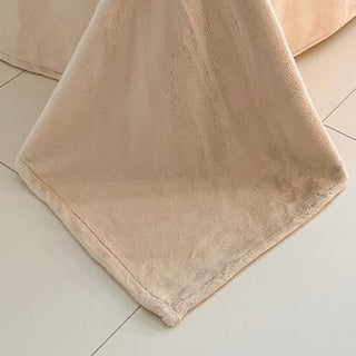 Gray Two-tone Simple Plain Milk Velvet Winter Duvet Cover Set Bed Cover Bedding Cover