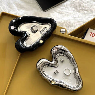 Heart-shaped Chubby Plate  Accessory Tray
