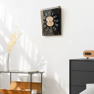 Square Acrylic Wood Art Clock  Wall Clock