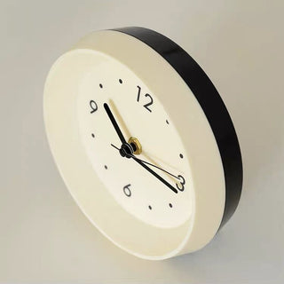 Two-tone Simple Round Clock Table Clock