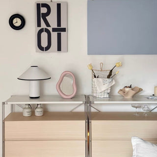 Plump and unique frame tabletop mirror    wall-mounted mirror